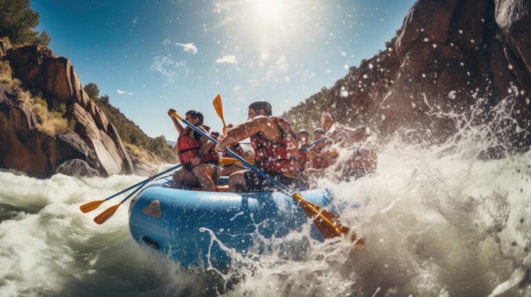 Rafting na rzece